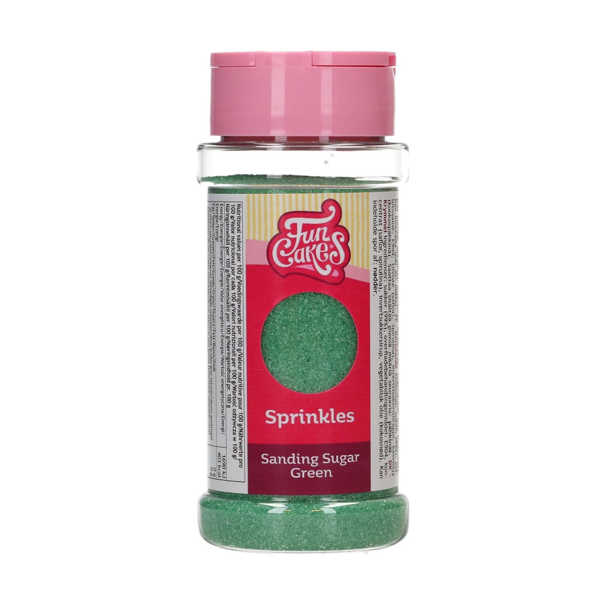 FunCakes Sanding Sugar 80g - Groen