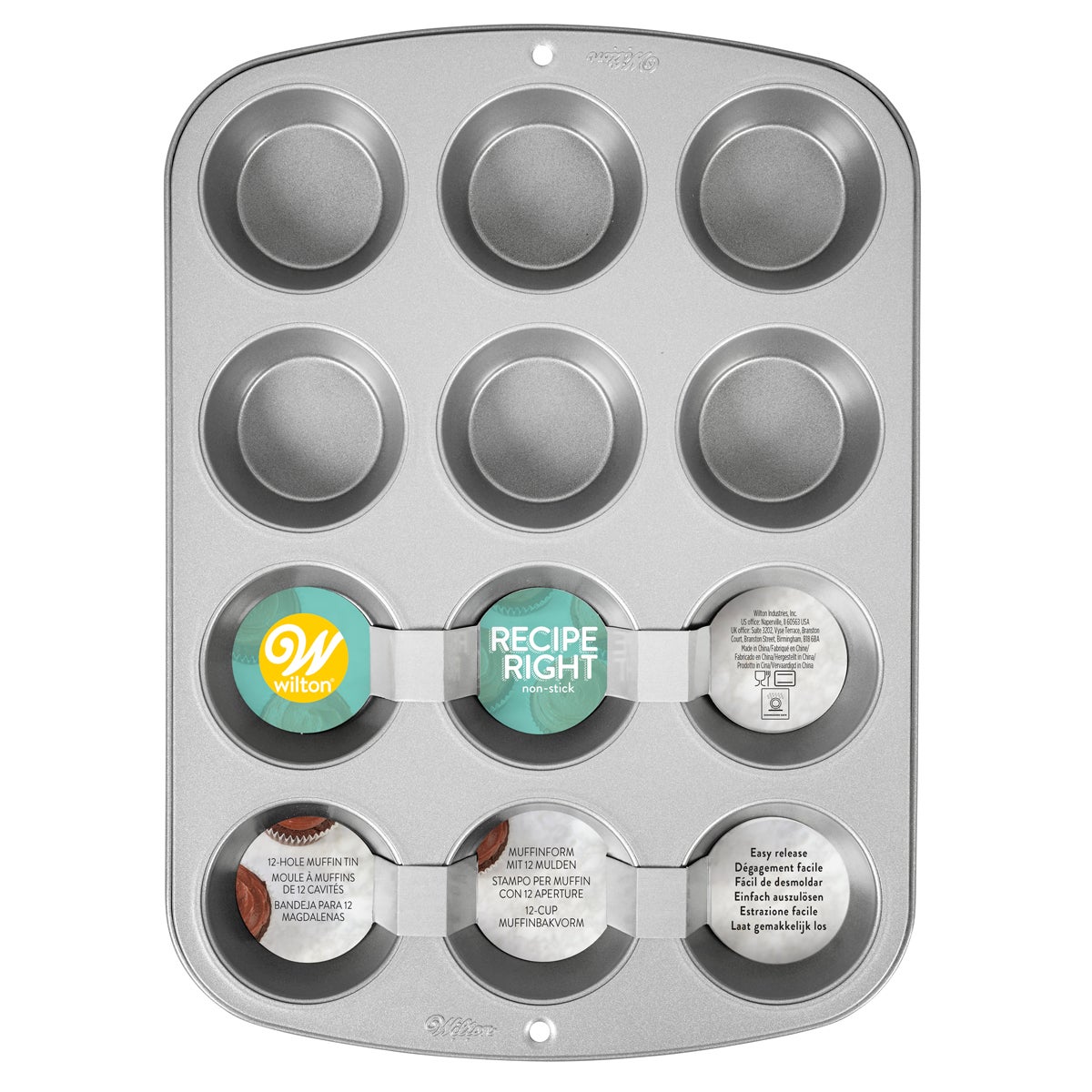 Wilton Recipe Right® Muffin Bakvorm 12 cupcakes