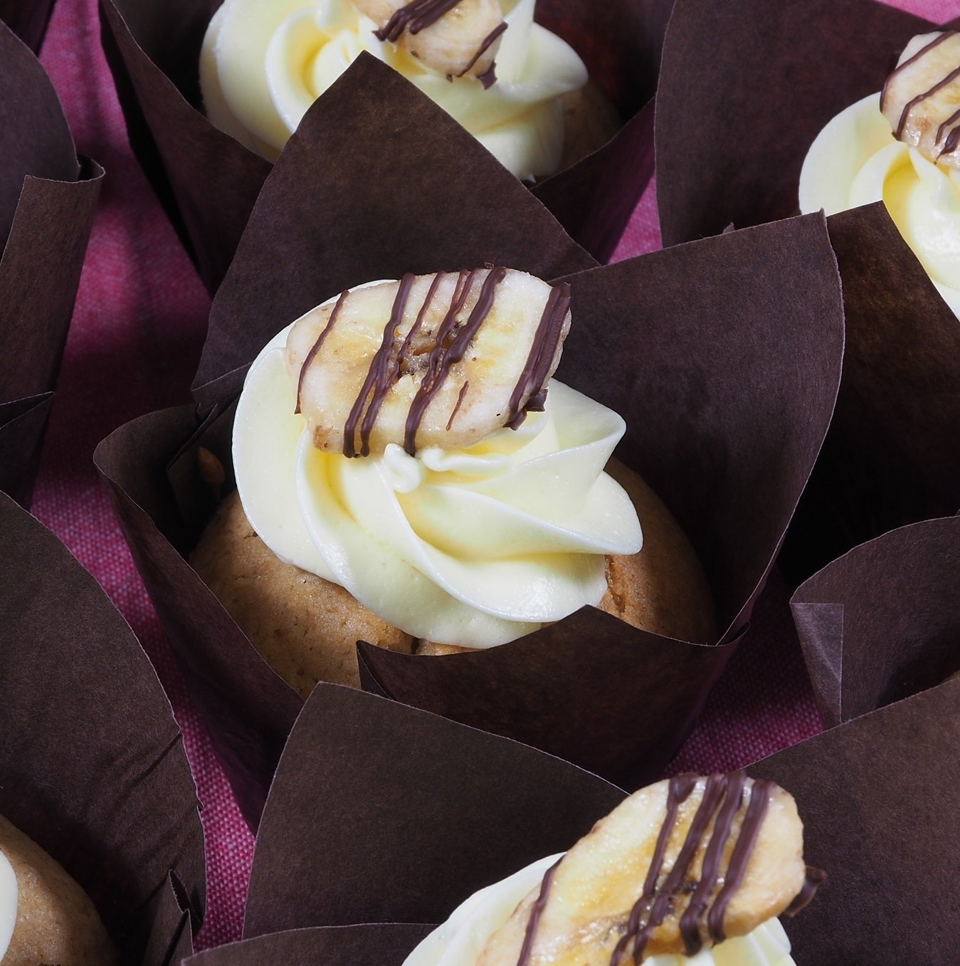 Pindakaas honing banaan muffins