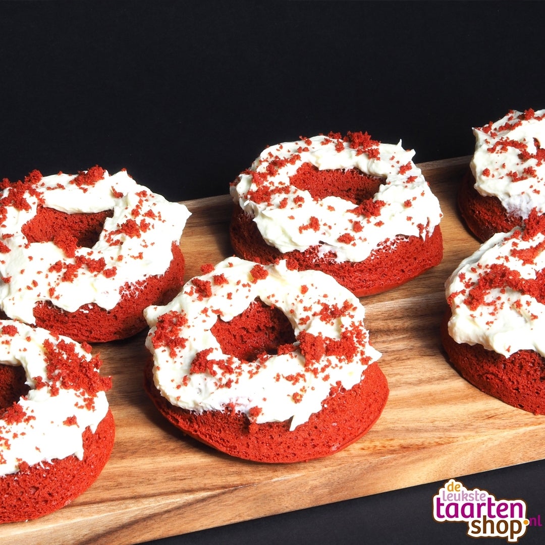 Red Velvet Cake Donuts