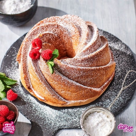 Moscovische Tulband met Suikerbakkerspoeder