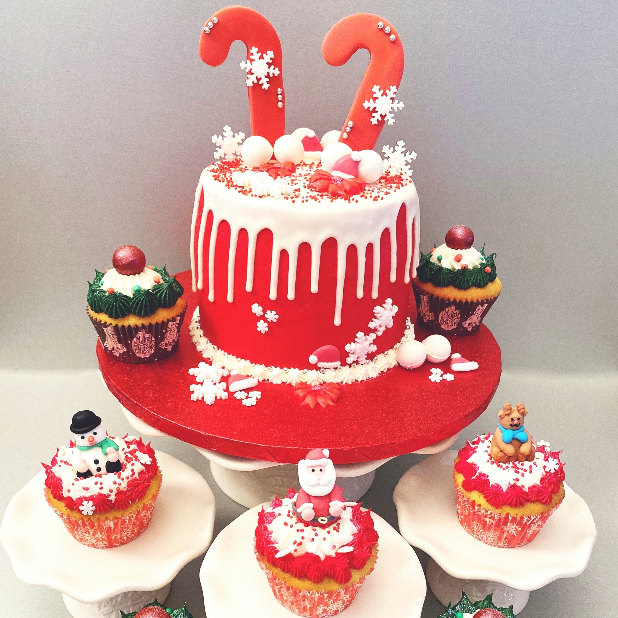 Recept: Kerst Cupcakes Dripcake | Deleukstetaartenshop.nl