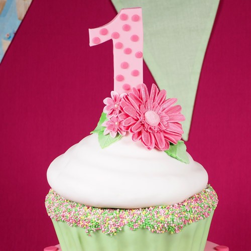 Van Plons vergeven Giant verjaardag cupcake - deleukstetaartenshop.nl
